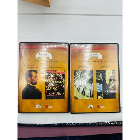 Lincoln 100th Anniversary Commemorative DVD Set 2005 History Channel A&E - Picture 3 of 5